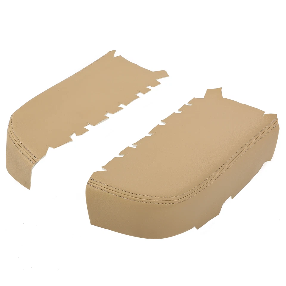 Panel de puerta 4X para Honda Pilot 2009-2015 + tapa de consola reposabrazos cubierta beige Foto 3 de 4