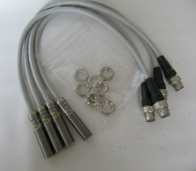 (LOT OF 4 NEW) Omron Inductive Proximity Switch E2FM-X2D1-M1TGJ