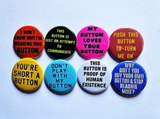 Vintage Reproduction Pinback Buttons Magnets Bottle Openers. Button set 03