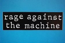 Rage Against The Machine Sticker Vinyl Decal 6.5" X 2" (205)
