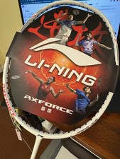  US Seller Brand New Li-Ning Axforce Cannon Light 4U White Badminton Racket