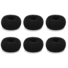 Extra Small Hair Bun Maker for Kids, 6 PCS Chignon Donut Sock Form...