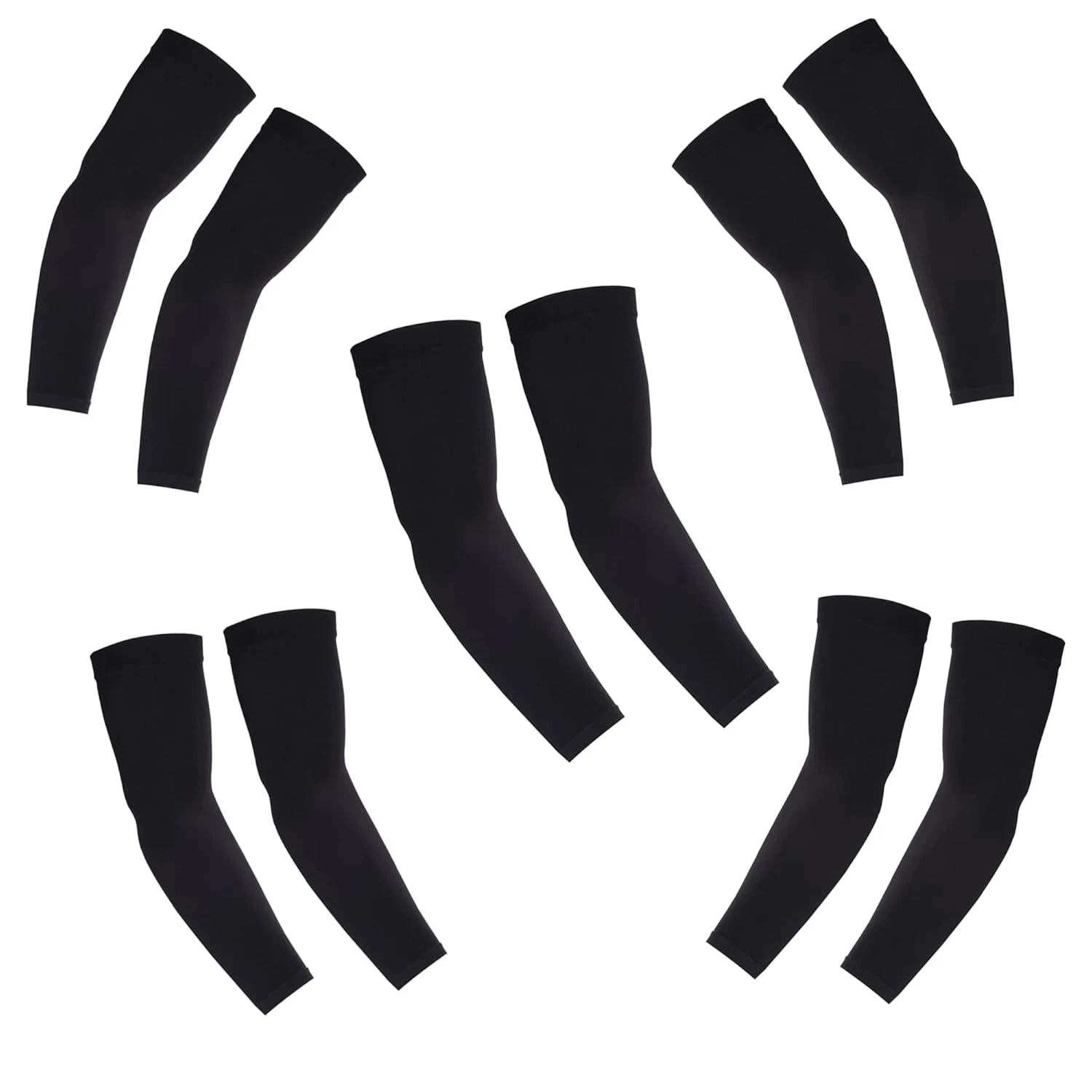 Compression Arm Sleeves UV Protection 2Pairs Golf Running Cycling Fishing Sun
Opens in a new window 