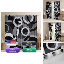 Castle Fairy White Circle Window Curtain 84W x 84L