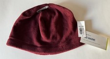 Old Navy Go Warm Beanie Fleece OS Unisex Hat, Burgundy