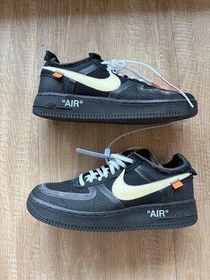 Size 8.5 - Nike Air Force 1 Low x OFF-WHITE Black 2018