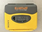 Vintage Sony Walkman Sports WM-SXF10 FM AM Radio Cassette Player Yellow Tested