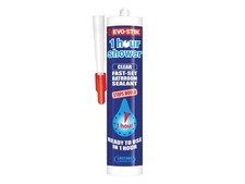Image of Evo-Stik EVO1HSCLEAR 1 Hour Shower Sealant Clear 310ml