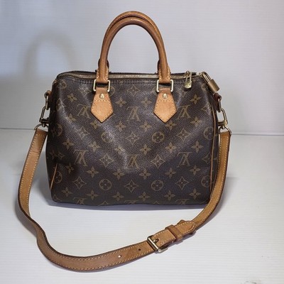 Authentic Louis Vuitton Monogram Speedy Bandouliere 25 Hand Bag 