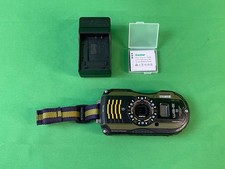 PENTAX WG-3 16.0MP 4x Optical Zoom Waterproof 14m Digital Camera Green/ Black