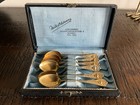 Vintage Gold Plated Nils Ohlsson Guldsmed Sandgardsgatan Spoon Set — photo 1