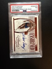 Walt Frazier 2021 Flawless Ruby Auto /15 PSA 7 Knicks Hall of Fame