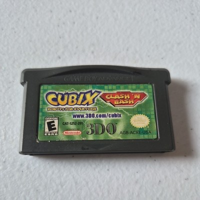Cubix : Robots for Everyone Clash 'N Bash Nintendo Game Boy Advance GBA Untested