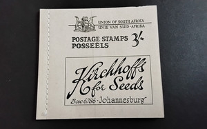 South Africa Booklet Stamps "Full Book" 6 Sheet + (1) Air Mail Label Sheet + Add
