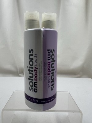 AVON Solutions AM/PM body Lipo 24 daily nightly lotion 3.4oz NOS Sealed