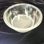 VTG Pyrex 5 Cup Clear Glass Lipped Bowl 1.2L 7.25” #8201 Made in USA Flat Bottom