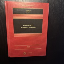 570-Contracts : A modern coursebook, third ed...