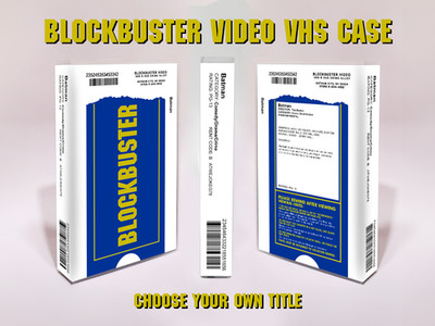 Custom BLOCKBUSTER VIDEO VHS (Style A)