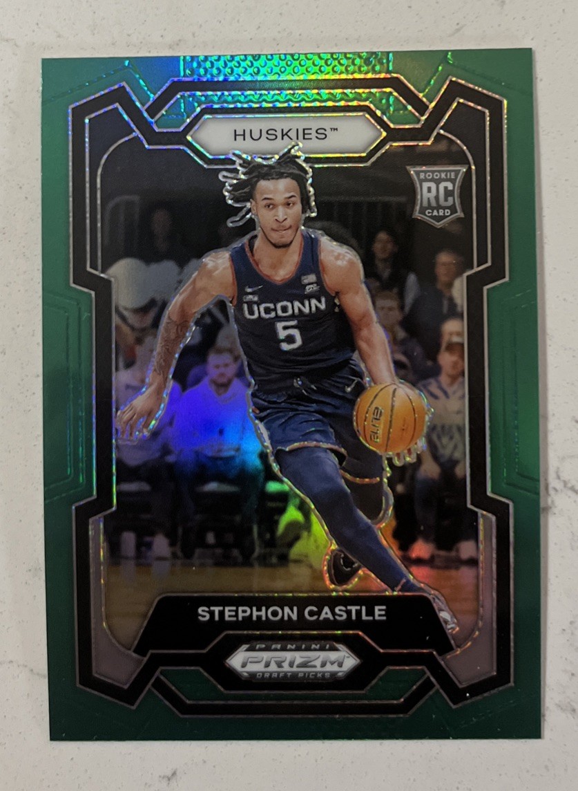 2024 Panini Prizm Draft Picks - Stephon Castle #17 Green Prizm (RC)