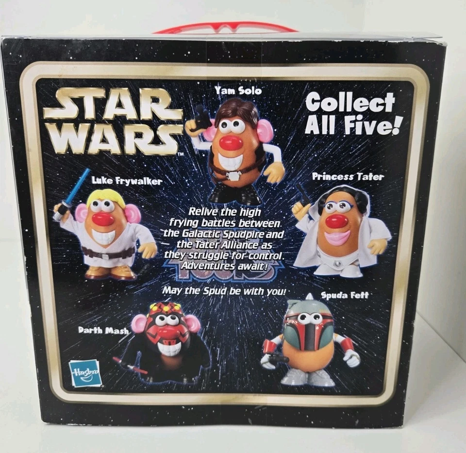 Star Wars 2007 Hasbro Playskool Spuda Fett (Boba Fett) Mr. Cabezal de patata nuevo en caja Foto 2 de 4