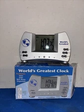 School Designs Alarm Clock - Small Lightweight Uses 1 AAA Battery-Estate Find