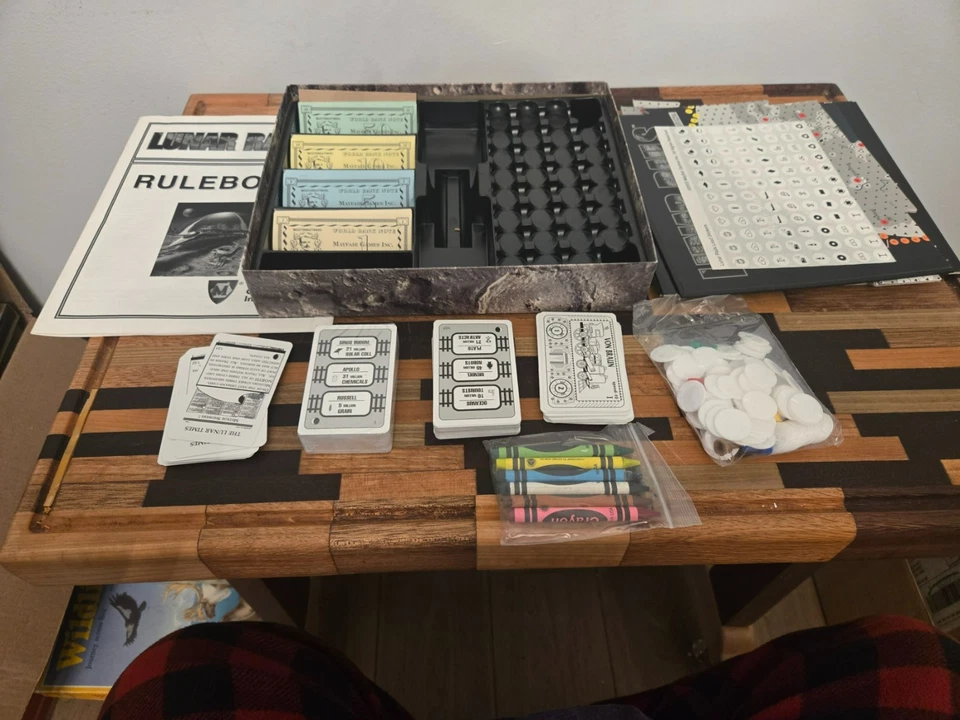 Juego de Mesa Lunar Rails 2003 por Mayfair Games 4600 Completo Foto 3 de 3