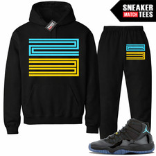 Jordan 11 Gamma Sneaker Match to Hoodie and tracksuit Black 23