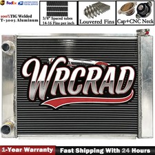 27 X 19 Aluminum Radiator Fits For Ford Mopar Double Pass High-performance