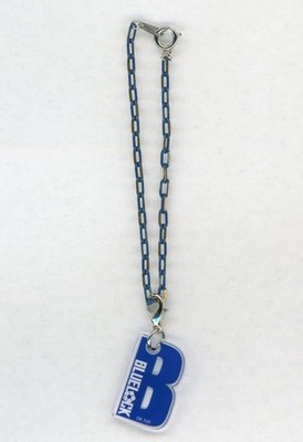 Blue Lock Initial Charm Keychain w/ Chain Acrylic Strap Japan Import KADOKAWA