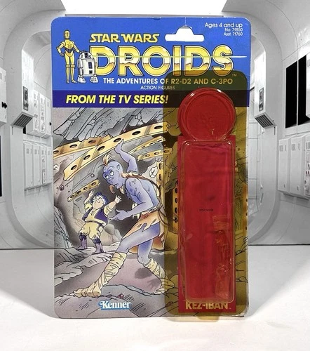 1985 Star Wars Droids KEZ IBAN Cardback Vintage