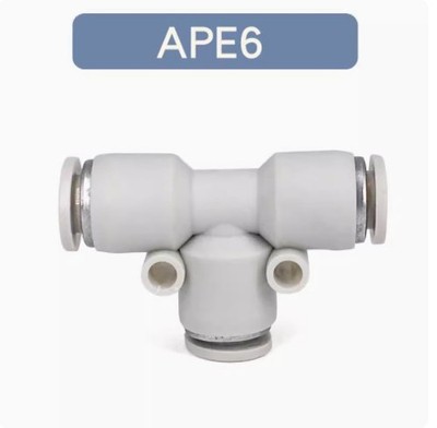 10PC NEW AirTac Solenoid valve t-joint APE-06 #zn