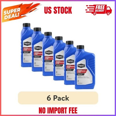 (6 pack) Super Tech Mercon Any Petroleum Transmission Fluids, 1 Quart 1 Pack