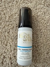Bondi Sands Self Tanning Foam Light/Medium Coconut Scent Travel Size 1.35 Fl Oz