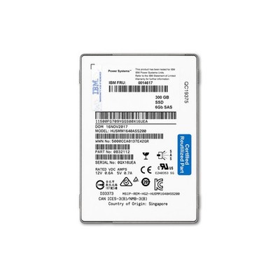 IBM Enterprise 300GB SSD SAS 2,5'' Festplatte 00E32112