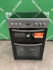 Indesit Silver Electric Double Cooker  - A Rated IDE6VDCS1 #LF124457