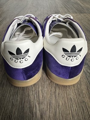 GUCCI x Adidas Gazelle | Purple Velvet Suede | Women's Size 7 US