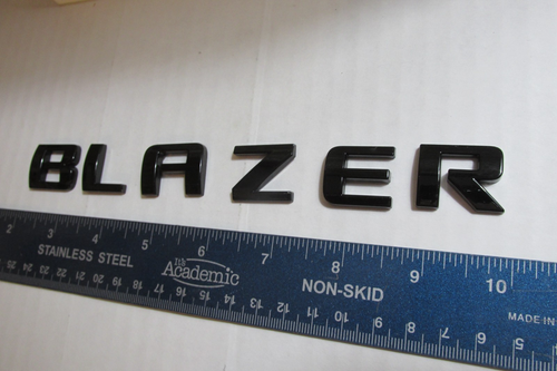 Factory 2019-2023 Chevrolet Blazer black Letters emblem - Picture 3 of 4