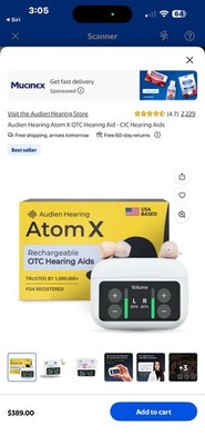 Audience Hearing Atom X NEW