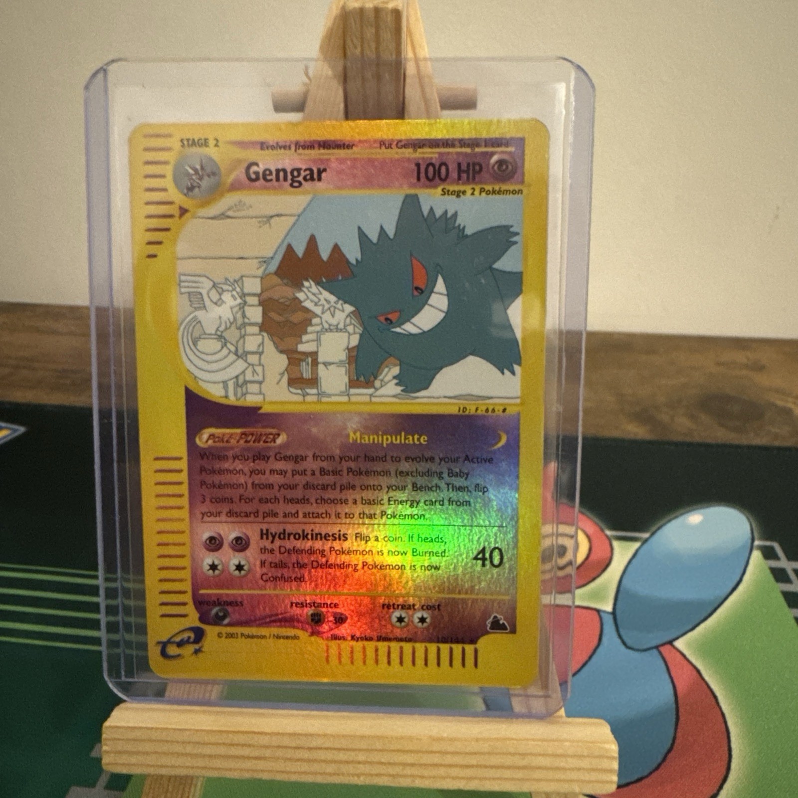 Gengar 10/144 Reverse-Holo SkyRidge (EN). LP Condition. Rare 2003 E-reader Icon!