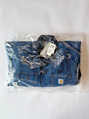Carhartt WIP OG Chore Coat Winter Denim Blue Dark Navy Stone