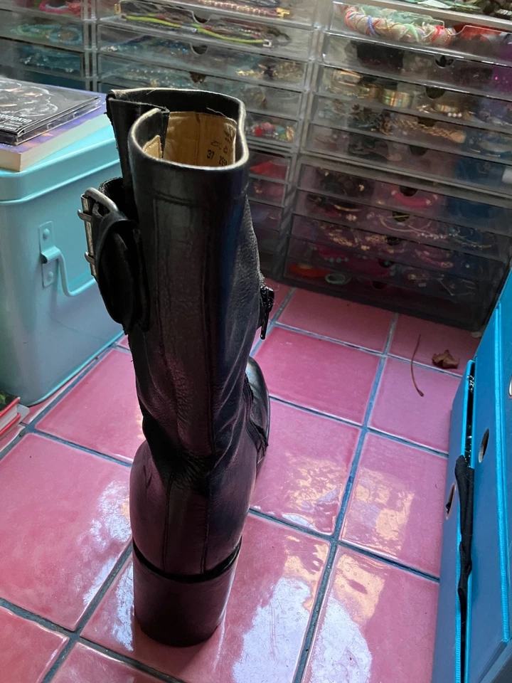 Bottines cuir noir FREE LANCE taille 37 - Photo 4/4