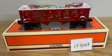 Lionel 6-19362 Coursers Christmas Reindeer Gifts 2-Bay Hopper Car Train O Gauge