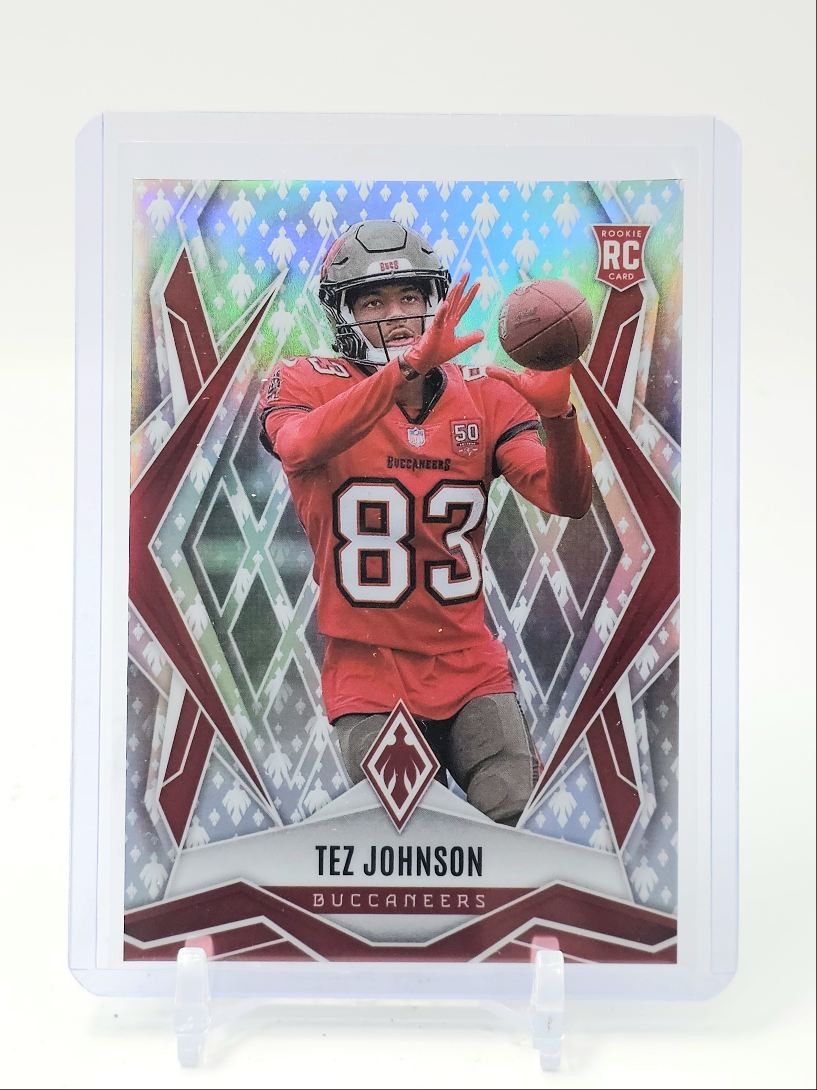 TEZ JOHNSON 2025 PHOENIX ROOKIE PHOENIX BUCCANEERS #166 RC /149 Q1940
