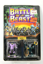 BATTLE BEASTS 1987 Sledgehammer Elephant & Roaming Buffalo Series 1 MOC RARE