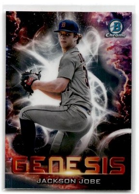 2021 Bowman Draft #GNS-3 Jackson Jobe Genesis Detroit Tigers