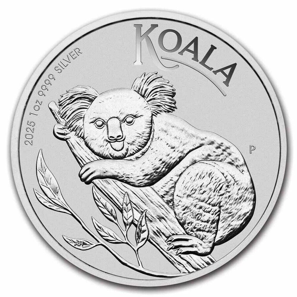 銀　2025 コアラ 2025 1 oz Silver Australian Koala .9999 Fine Silver BU - In