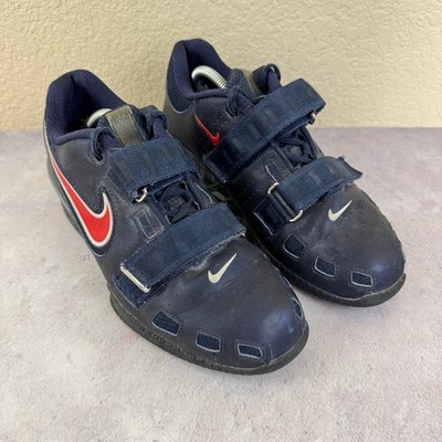 Nike Romaleos 2 Blue Red Weightlifting Shoes 476927-460 Mens Size 7.5