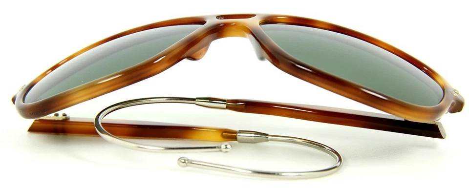 Gafas de sol vintage Vuarnet Glacier 003 acetato marrón gancho de cable PX3000 359 $ Foto 3 de 4