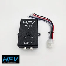 HFV Audio LOC-1 RCA High low line out converter W remote turn on HIFI vector