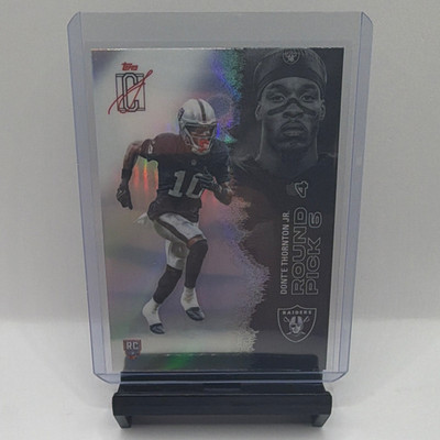 Topps 2025 Dont'e Thornton Jr. Rookie Roundup Refractor RC #181 Raiders NFL